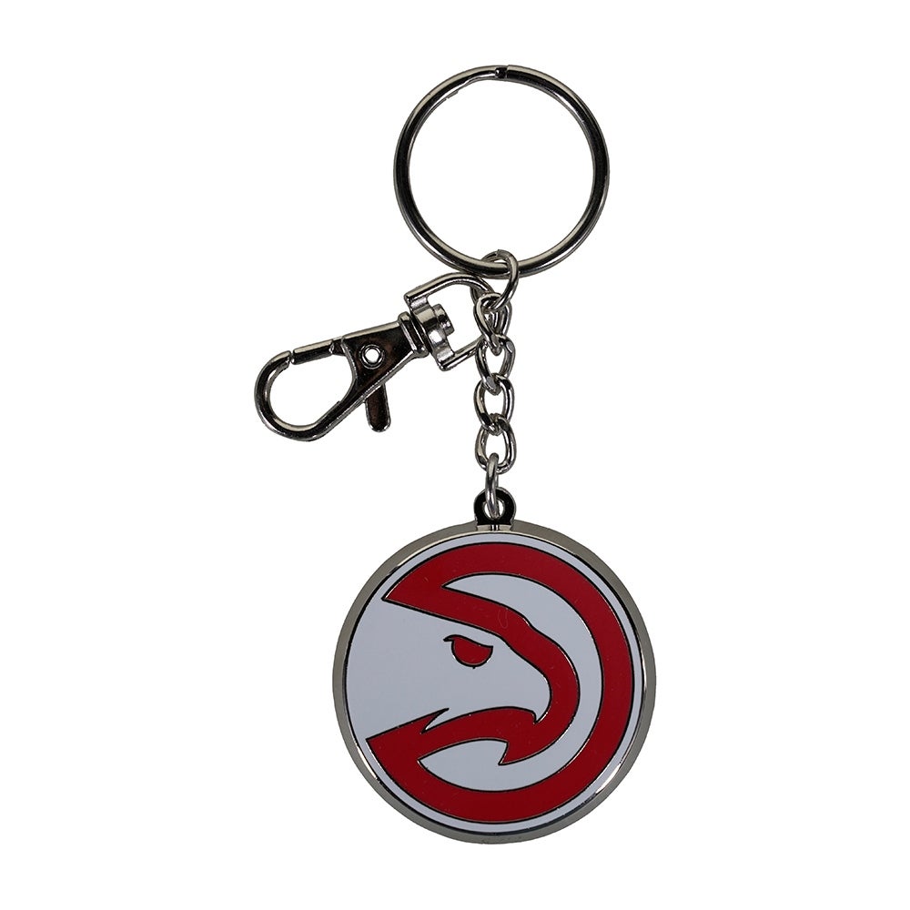 Atlanta Hawks Keychain Zamac Logo